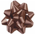 Chocolate Brown Splendorette  Star Bow (3 3/4"x15 Loops, 3/4" Ribbon)